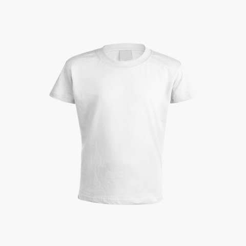 T-Shirt Kinder Baumwolle Weiß